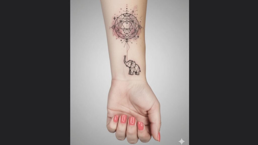 Small hand tattoo for women featuring a delicate heart, flower, or initial symbolizing creativity and self-expression